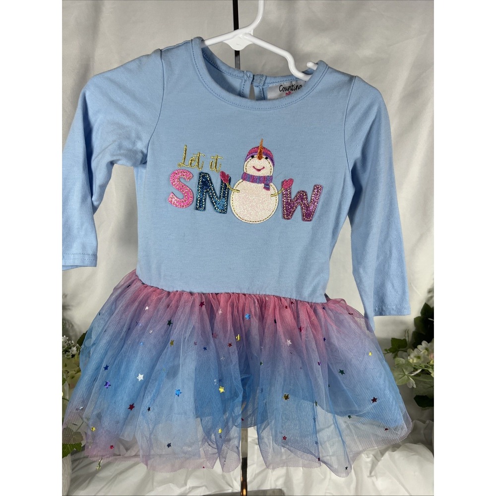 Counting Daisies 18 Mo Girl's Long Sleeve Tutu‎ Holiday Outfit